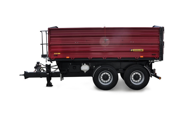 Remorcă Zaslaw 2 axe tandem 12 t - model D-762-12-FS