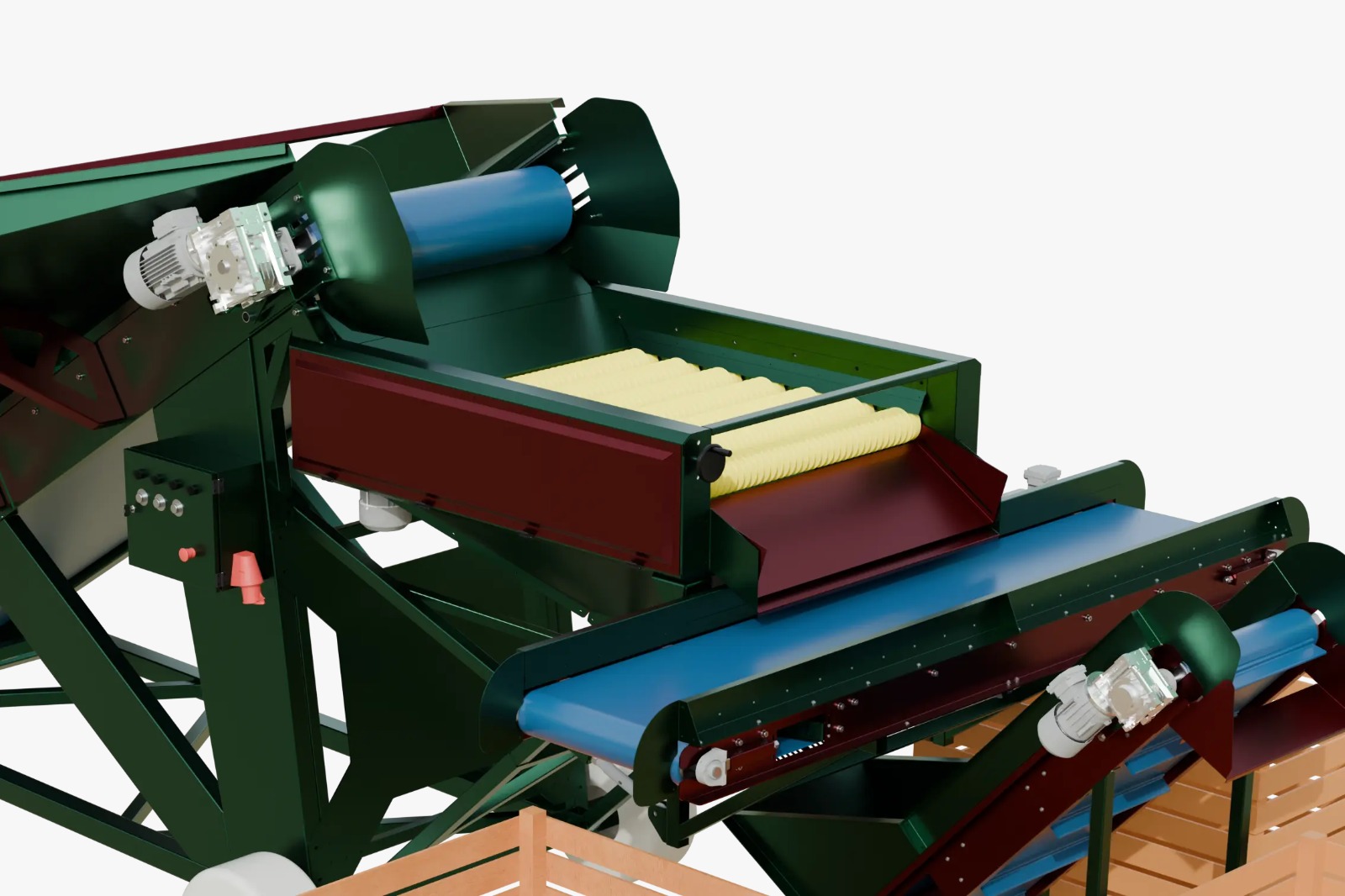 Selector de legume și fructe ovale Agro-Weld - trior legume, fructe ovale