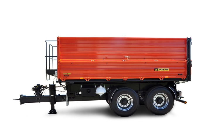 Remorcă Zaslaw 2 axe tandem 14 t - model D-762-14-FS