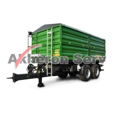 Remorcă Zaslaw 2 axe tandem 14 t - model D-762-14