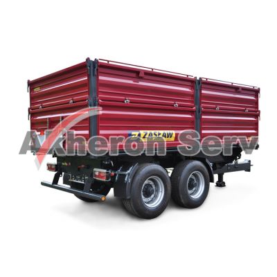 Remorcă Zaslaw 2 axe tandem 14 t - model D-762-14-S