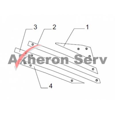 Foaie cormana SK4 stanga REGENT